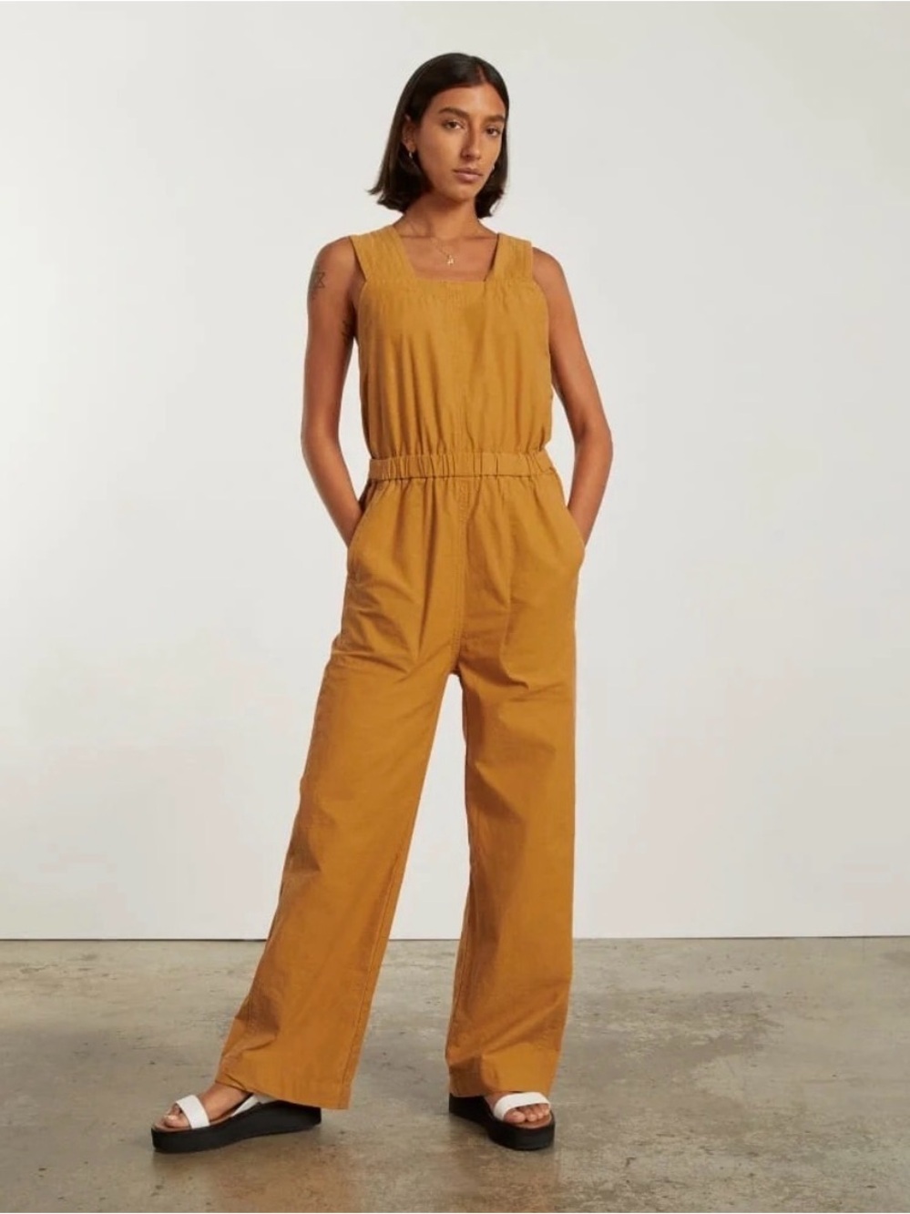 Fatigue Apron Jumpsuit, Size 0